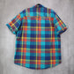 Club Room Plaid Multi Color Button Down Pocket Casual Cotton Shirt Extra Large