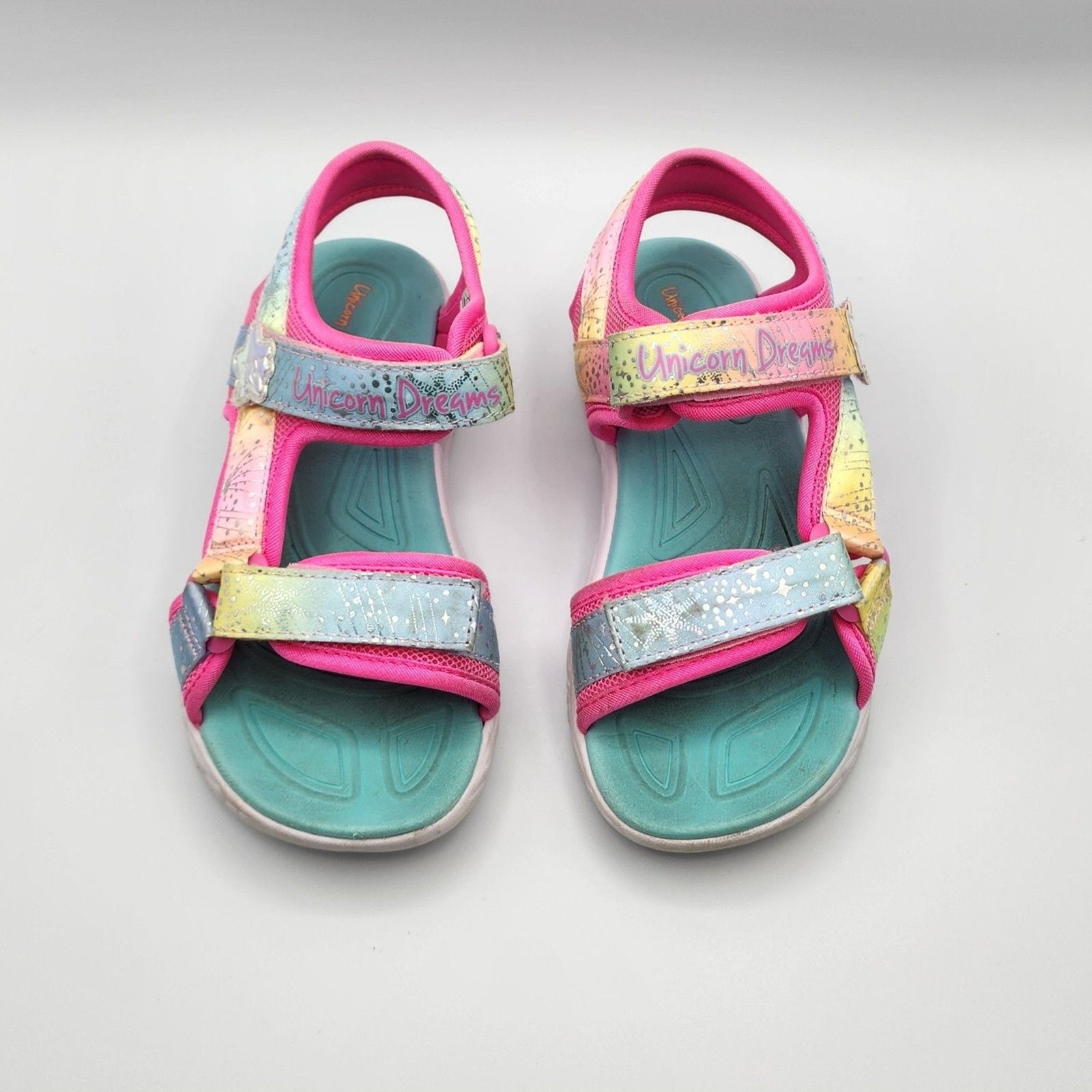 Sketchers Girls Unicorn Dreams Sandal Majes Sneaker Size 1