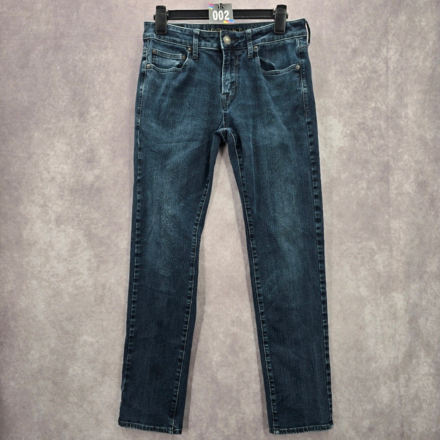 American Eagle Outfitters Dark Blue Denim Straight Pants Skinny 30x30