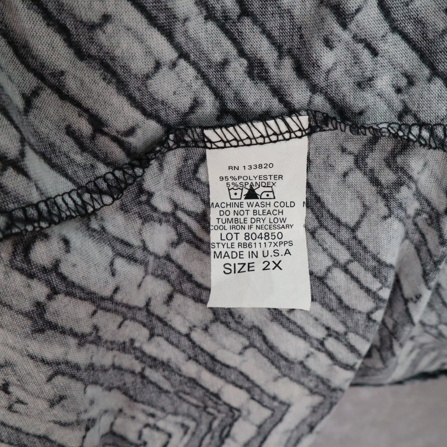 DGNY Gray Chevron Split Long Maxi Boho Stretch Fun Flirty Beach Skirt Plus 2X