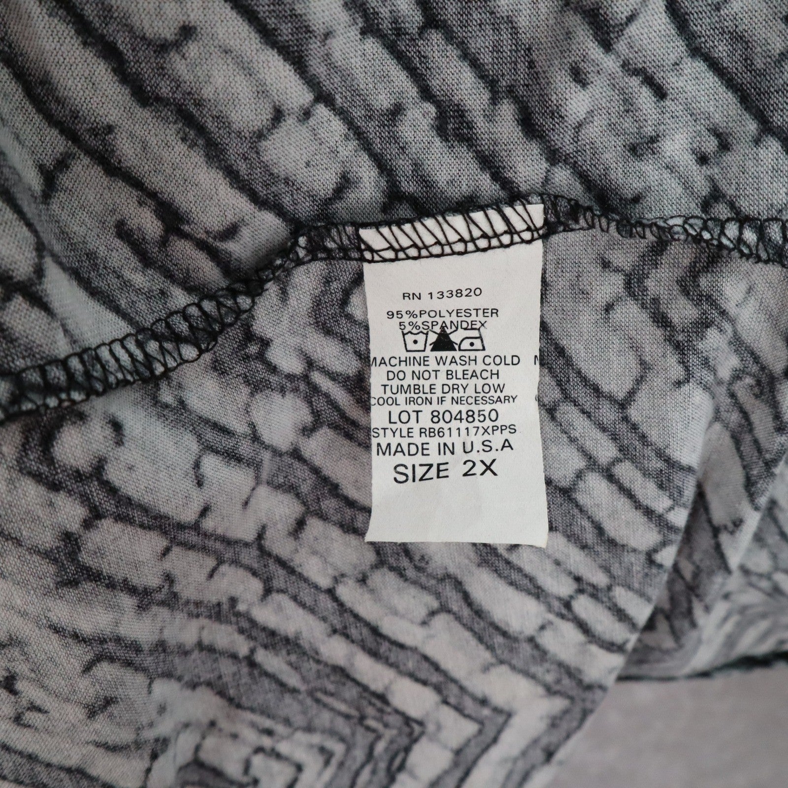 DGNY Gray Chevron Split Long Maxi Boho Stretch Fun Flirty Beach Skirt Plus 2X