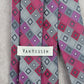 Van Heusen Gray Pink Geometric Diamond 100% Silk Executive Men's Neck Tie NWOT