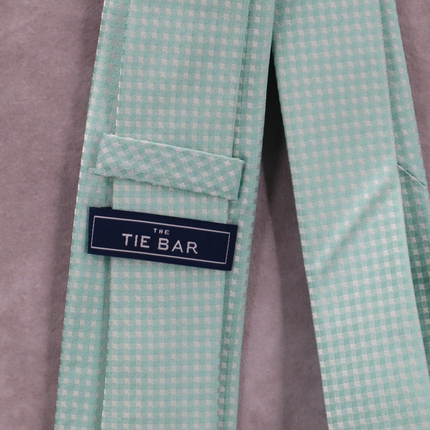 The Tie Bar Green Plaid Executive Silk Formal Business Classic Men's Neck Tie