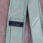 The Tie Bar Green Plaid Executive Silk Formal Business Classic Men's Neck Tie
