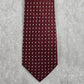 Burma Bibas Red Black White Geometric Polka Dot Silk Men's Neck Tie Executive