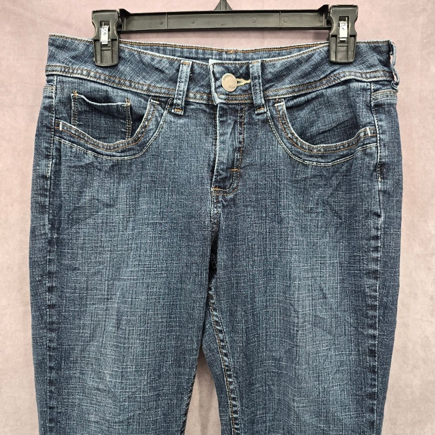 Riders by Lee Mid Rise Boot Cut Blue Jeans Size 8