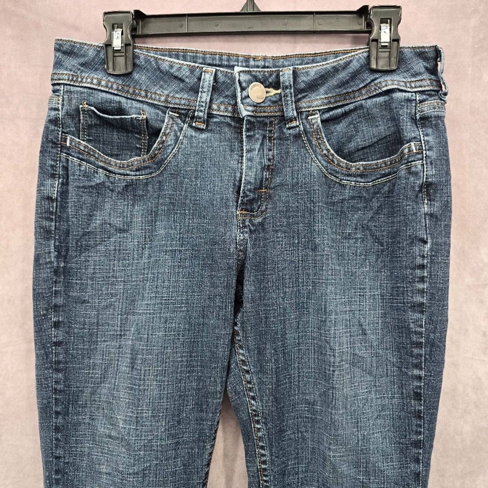 Riders by Lee Mid Rise Boot Cut Blue Jeans Size 8