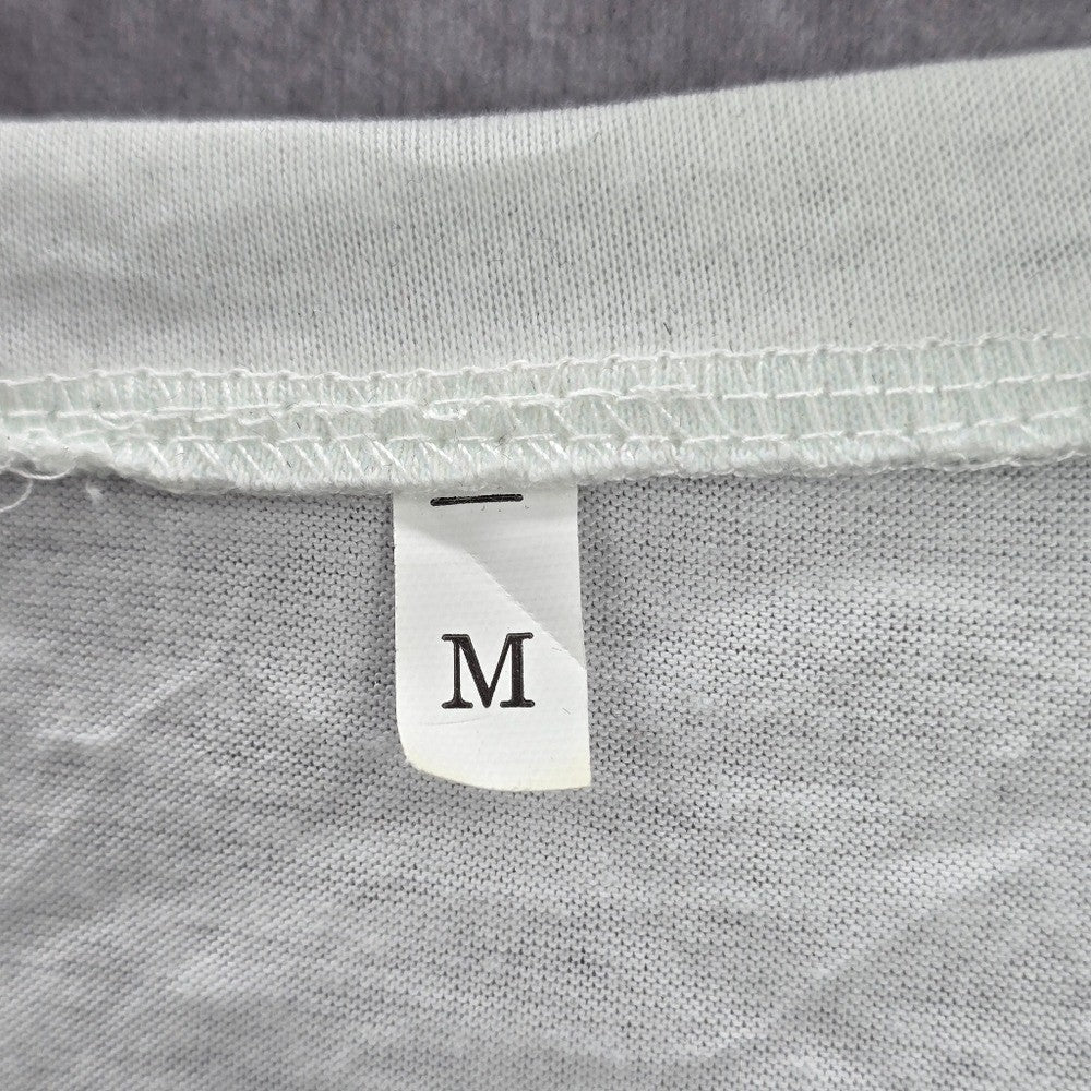 Green Snow Flake Wine Santa Cozy Vibe Christmas Print Top Medium