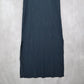 Aritzia Blue Ribbed Slit Sleeveless Midi Preppy Business Casual Cocktail Dress L