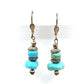 Blue Bead Drop Dangle Hook Boho Retro Earrings Fashion Jewelry E71