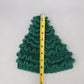 Green Crochet Elven Cable Knit Chunky Cottage Y2K Vintage Beanie Cap Hat OS