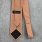 Van Heusen Orange Silver Geometric Checker Executive 100% Polyester Neck Tie