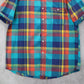 Club Room Plaid Multi Color Button Down Pocket Casual Cotton Shirt Extra Large
