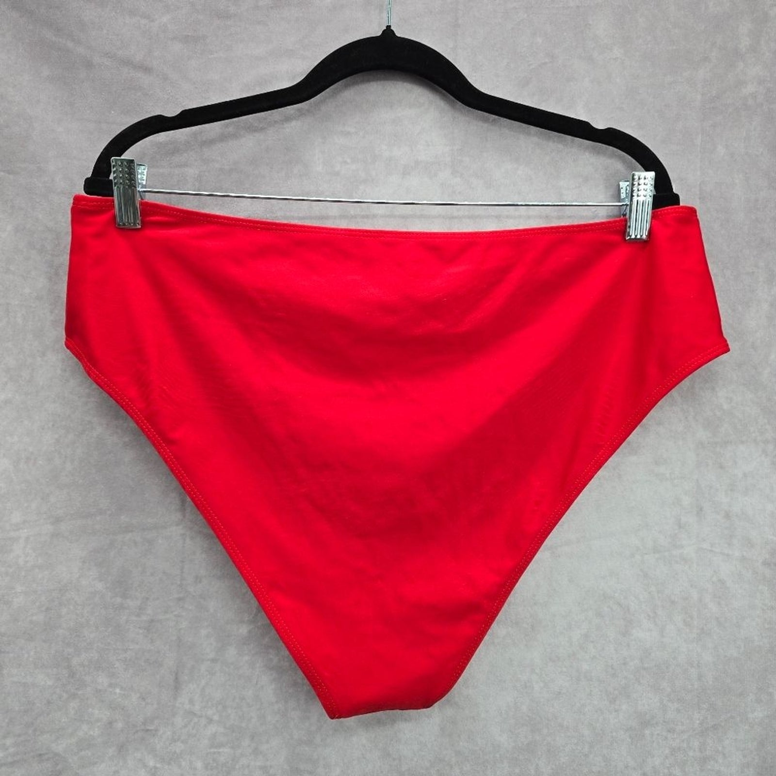 Shein Red Swimwear Swimsuit Bikini Bottom Size 3XL