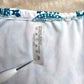 White Blue Paisley Floral Print String Tie Bikini Swimsuit Swimwear 2XL