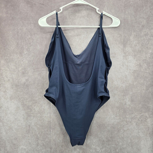Aerie Gray Cutout Sides Swimsuit Swimwear One Piece Size XL