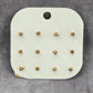 Gold Pearl Stud Floral Fashion Jewelry Earrings NWT JB2-70