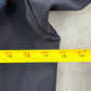 Zentoni Black Peak Lapel Blue Collar Flap Pocket Regency Trench Coat Jacket M