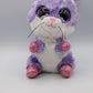 Lil Dreamers Purple Stuffed Animal Toy 8" Sparkle Eyes Plush Bunny Rabbit