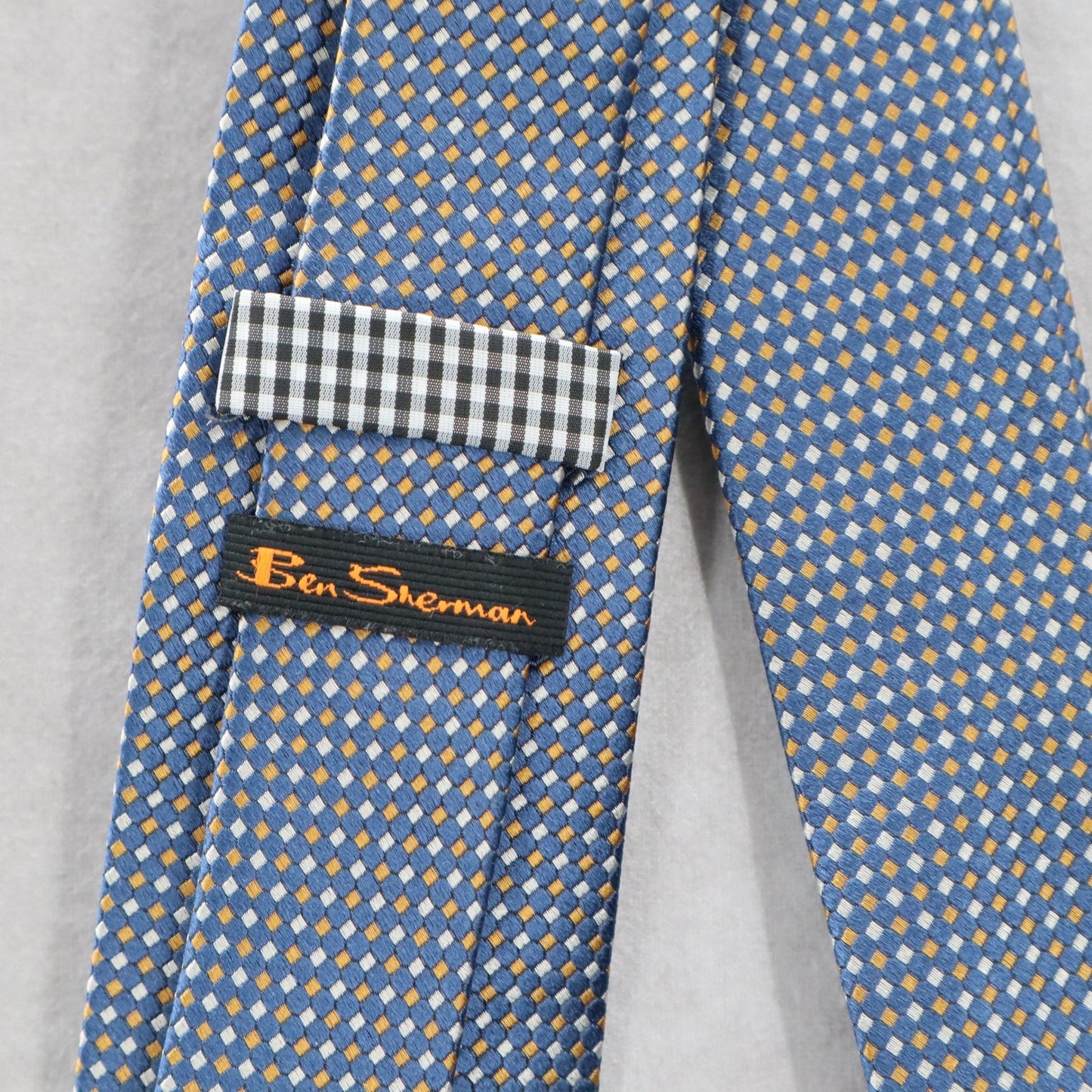 Ben Sherman Blue Weave Silk Executive Formal Business Classic Men's Neck Tie