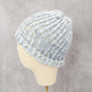 Blue Cable Knit Y2K Vintage Hippy Boys Girls Youth  Bucket Beanie Cap Hat
