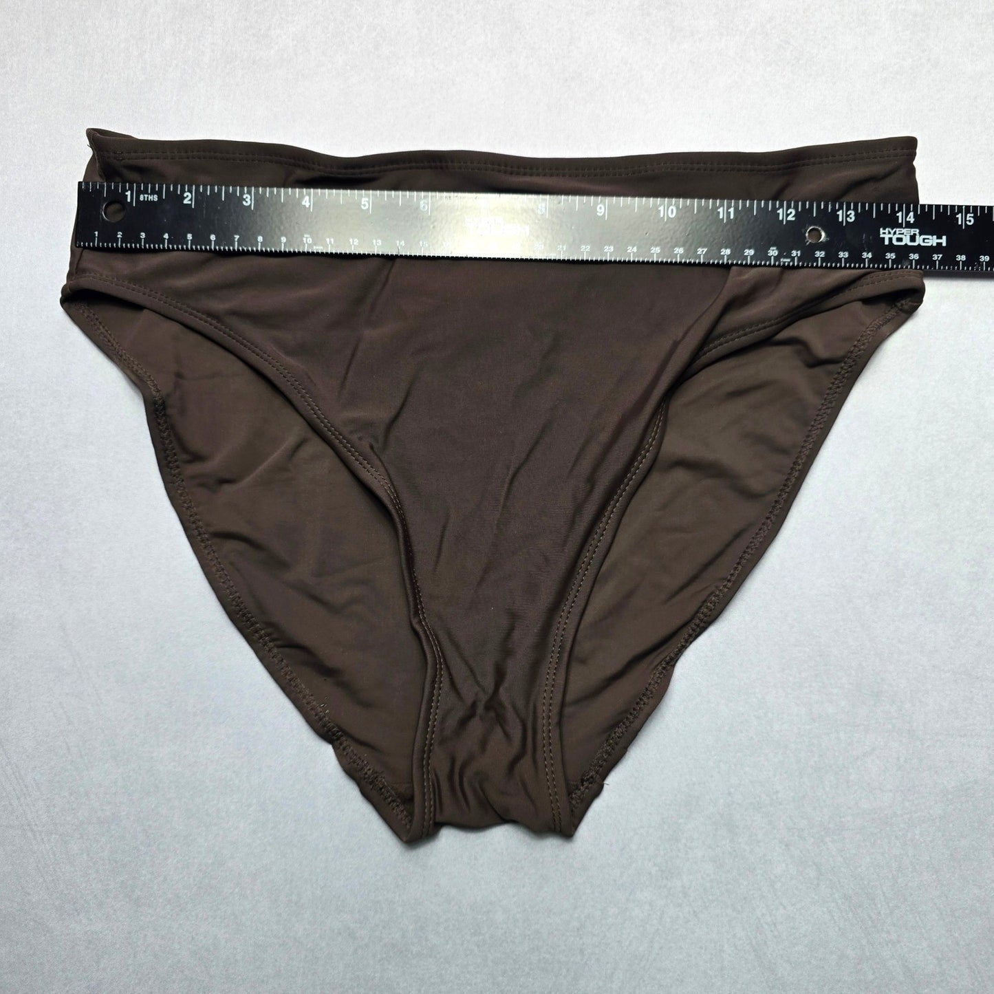 Envya Brown Swim Beach Cheeky Flirty Boho Bikini Bottom L Large 12