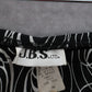 JBS Ltd Black Geometric Swirl Beach Long Flare Maxi Pull On Skirt Plus 20W
