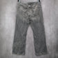 Banana Republic Gray Mens Denim Jeans Boot Cut Cotton Straight Leg 35/30