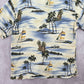 Campia Moda Beach Palm Tropical Surf Island Vintage Relax Hawaiian Shirt L