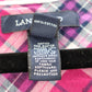 Lands' End Plaid Tunic Shirt Pink Casual Flannel Preppy Long Sleeve Plus 18W