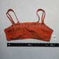 Xhilaration Orange Smock Swim Sports Bra Beach Bralette Bikini Top L Large