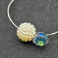 Silver Bead Pearl Hoop Dangle Boho Retro Spring Earrings Fashion Jewelry E28