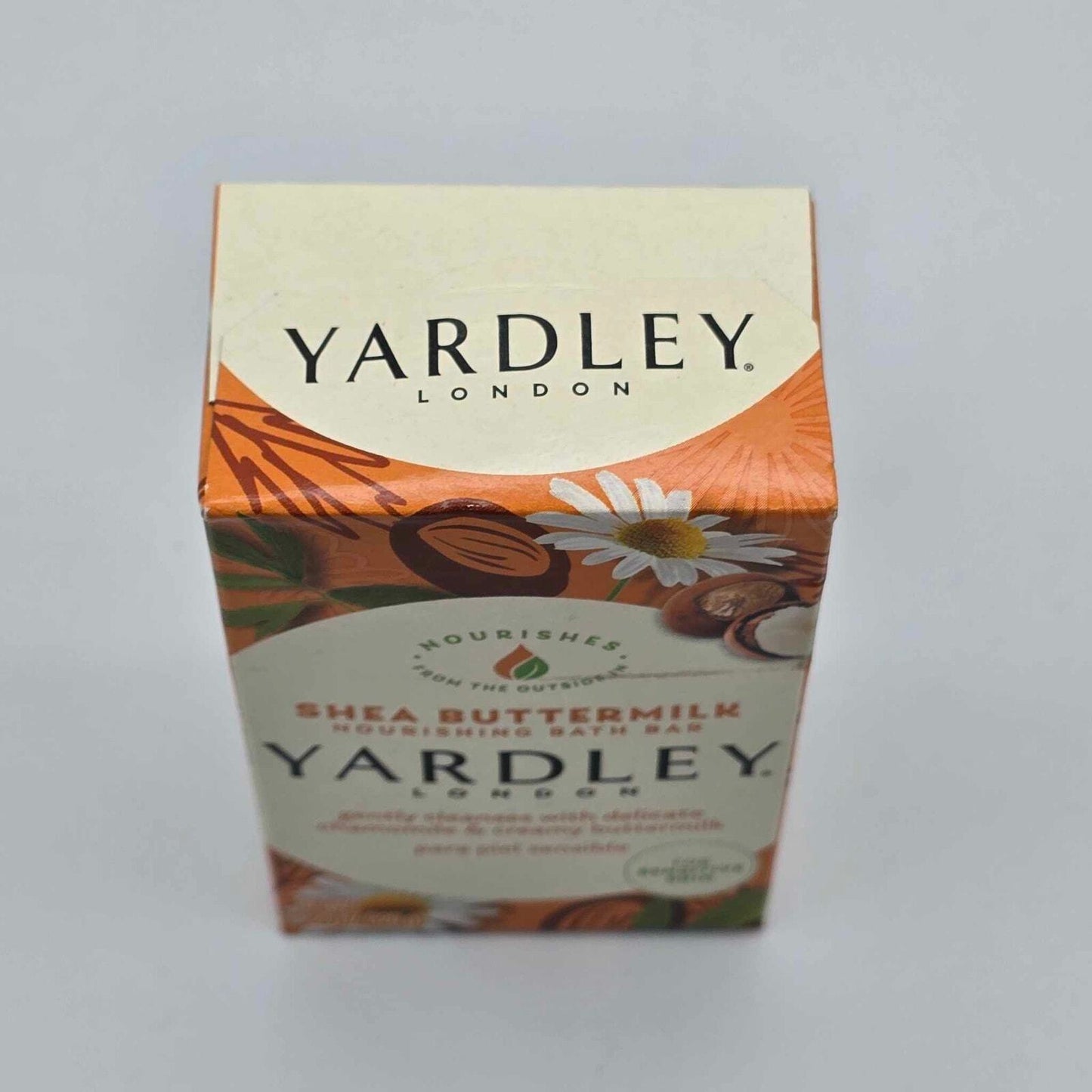 Yardley London Sensitive Skin Moisturizing Bath Bar Shea Buttermilk, 4.25 Oz