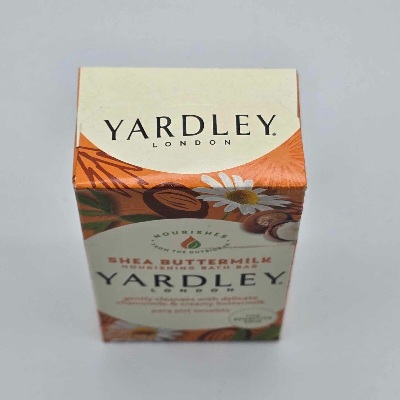 Yardley London Sensitive Skin Moisturizing Bath Bar Shea Buttermilk, 4.25 Oz