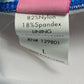 Winki Girl Blue Tie Dye Halter Tie Swim Sports Bra Beach Bikini Top L Large