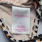 Xhilaration Cream Animal Print Swim Sports Bra Beach Bralette Bikini Top L Large