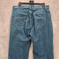 Wrangler Blue Straight Western Womens Classic Regular Denim Pants Jeans 12M