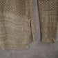 Jack By BB Dakota Tan Linen Cotton Pullover Knit Preppy Sweater Small