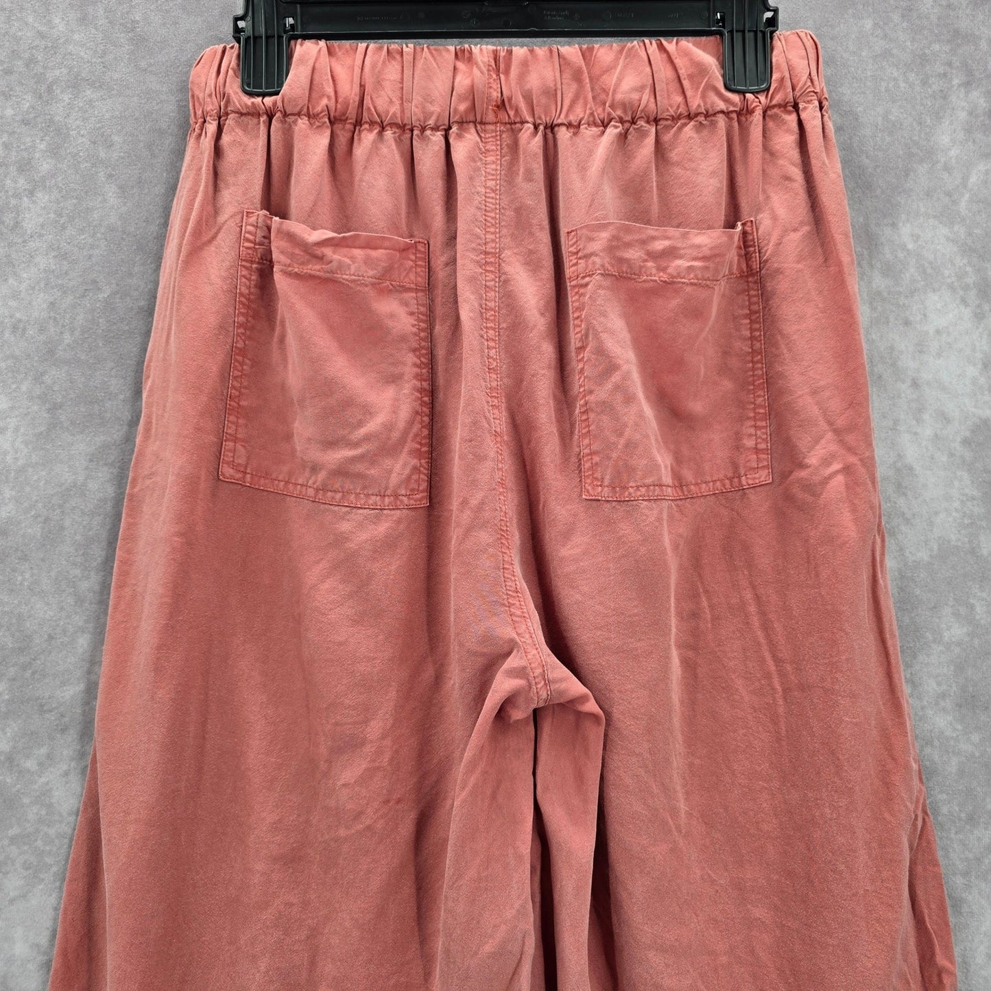 Thread & Supply Pink Wide Leg Boho Relaxed Crop Trousers Chic Pants M Medium