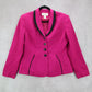 Saville Suit Petite Fuchsia 100% Wool Blazers Jackets Coats Business Formal 10P