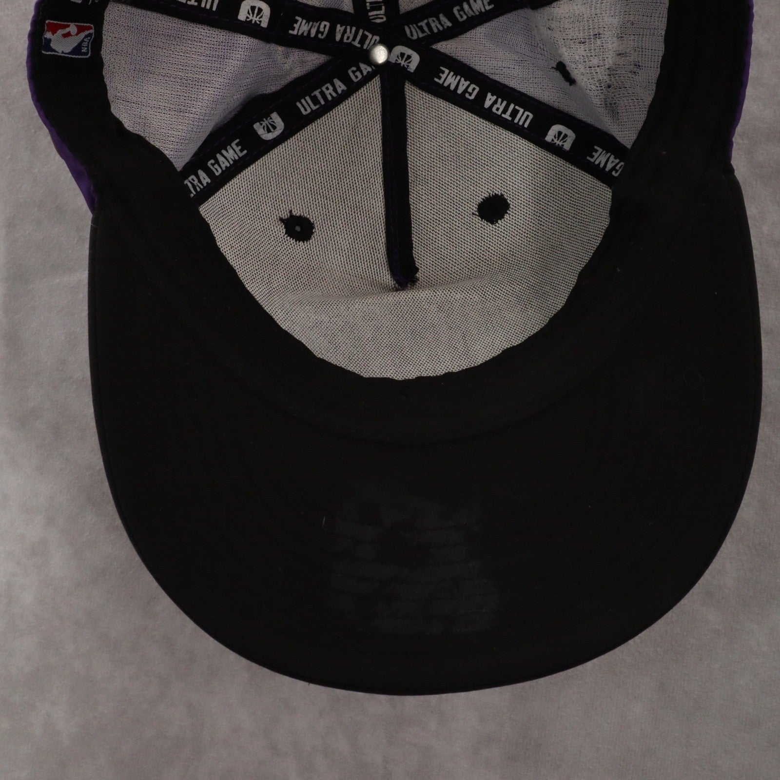 Ultra Game Purple Los Angles Lakers Flat Bill Snap Back Baseball Cap Hat