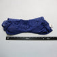 California Waves Blue Star Eyelet Bandeau Swim  Bralette Bikini Top L Large
