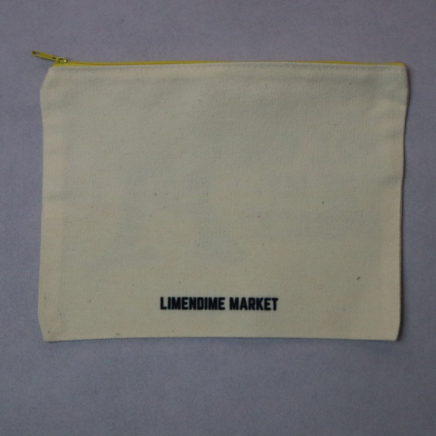 Will You Be By Spinach Popeyes Yellow Zipper Canvas Pouch Handmade Makeup Bag