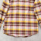 Wild Fable Yellow Flannel Plaid Long Sleeve Button Down Western Utility Shirt XS