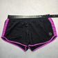 Old Navy Active Black Purple Shorts Pull On Athletic Running Shorts L Large