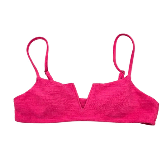 Old Navy Pink Bikini Top Adjustable Strap Pull On Swimwear Swimsuit Small