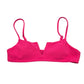 Old Navy Pink Bikini Top Adjustable Strap Pull On Swimwear Swimsuit Small