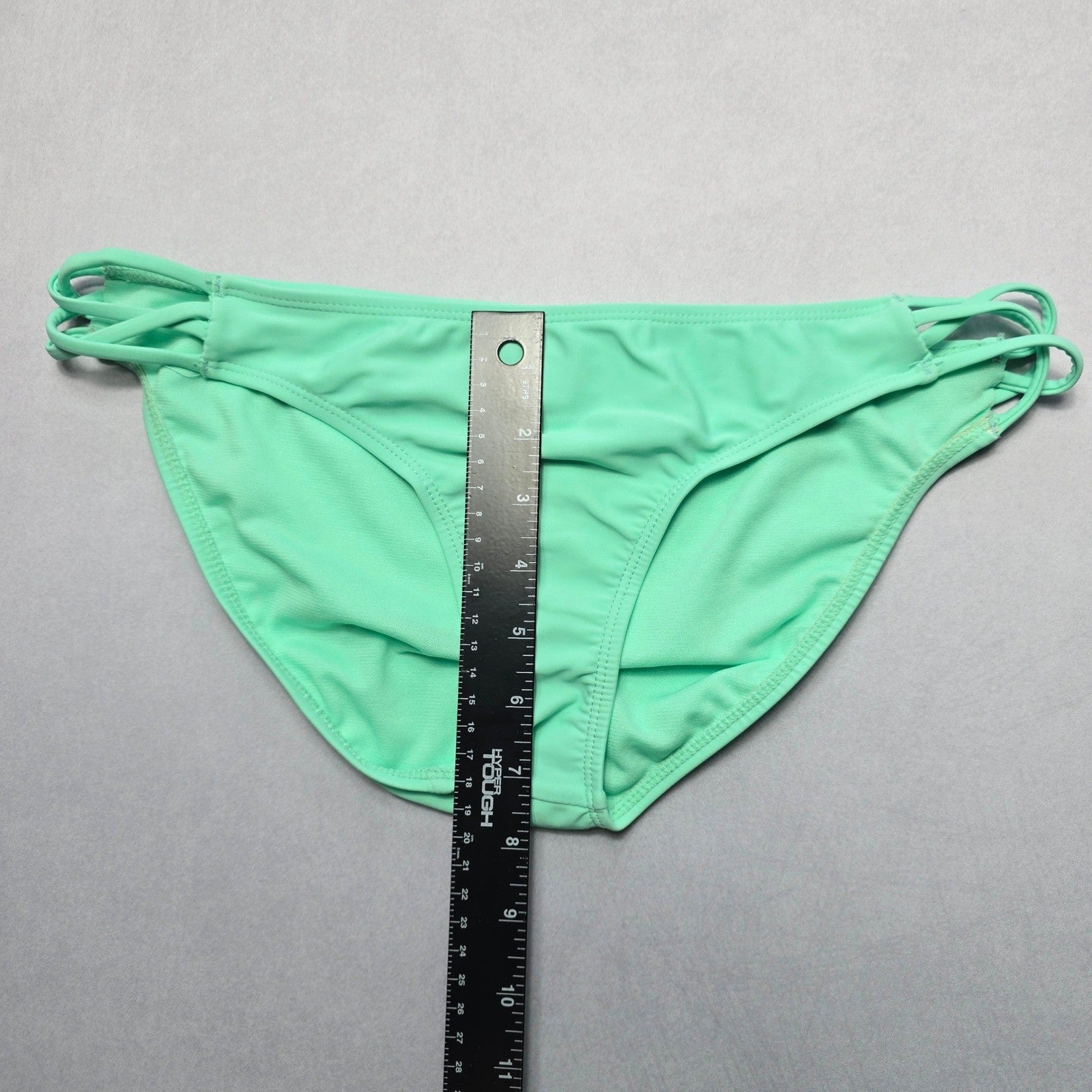 Arizona Jeans Co Green Swim Beach Cheeky Flirty Boho Bikini Bottom L Large