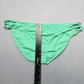 Arizona Jeans Co Green Swim Beach Cheeky Flirty Boho Bikini Bottom L Large