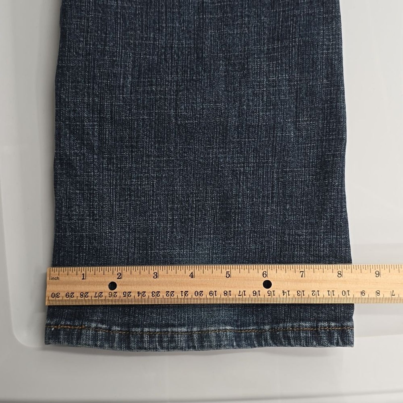 Riders by Lee Mid Rise Boot Cut Blue Jeans Size 8